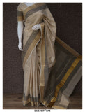 Hansika , Hand Block Printed Kerala Cotton Tissue Saree with Blouse for Women -KIA001BPS