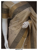 Hansika , Hand Block Printed Kerala Cotton Tissue Saree with Blouse for Women -KIA001BPS
