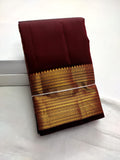 Suryaja , elegant Maroon shade Kanjeevaram Silk Saree for women -GARI001MS