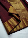 Suryaja , elegant Maroon shade Kanjeevaram Silk Saree for women -GARI001MS