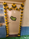 Yellow shade Beautiful flower thomala /Door decoration-SILVAN001TA