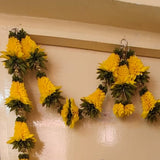 Yellow shade Beautiful flower thomala /Door decoration-SILVAN001TA
