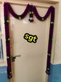 Purple shade Beautiful flower thomala /Door decoration-SILVAN001TE