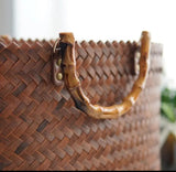 Unique straw design hand bag for women -SKD001SHB