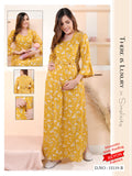 Yellow Lifestyle  Luxury Premium Quality Maternity Nighty for Women -LYF001MNY