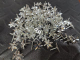 Set of 108 special German Silver Parijata Flowers for Puja without stone-SILL001PF