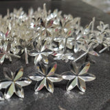 Set of 108 special German Silver Parijata Flowers for Puja without stone-SILL001PF