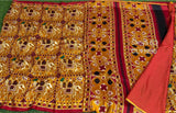 Golden Yellow Shade Pashmina Saree with Patola Print Designs-KRISH001YPS