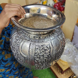 Antique German silver washable limited edition exclusive big size pelli ring ceremony purpose kodapan-SILL001K