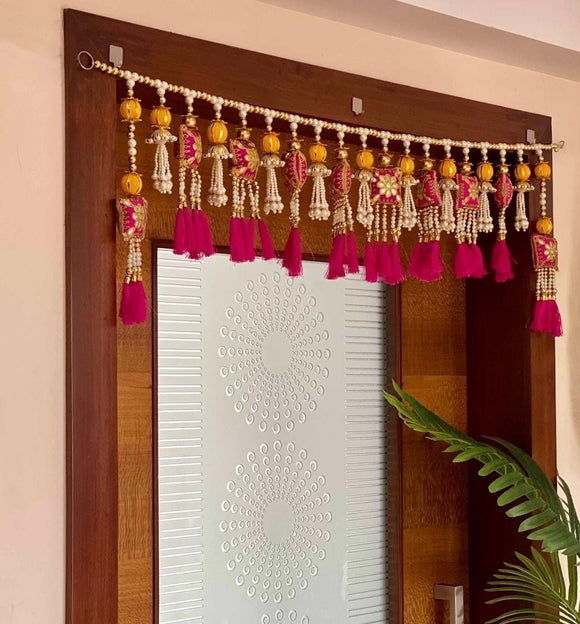 Akansha, elegant bead work Thoran /bandanwar / door decoration-SHARA001A
