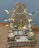 Shree Balaji, elegant Singasan With Lord Balaji Idol and Puja Articles Combo-SILL001SCA
