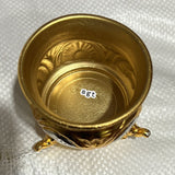 Pair of 2 , German silver Gold finish washable elephant leg bowls-SILL001ELB