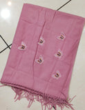 Pink Premium Branded Butterfly Palla Concept Cashmere Wool Stole-GARI001PSP