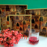 Beautiful tray set of 3-MK001TS