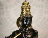 Shyamhare, elegant Lord Krishna statue in Brass-MK001LK