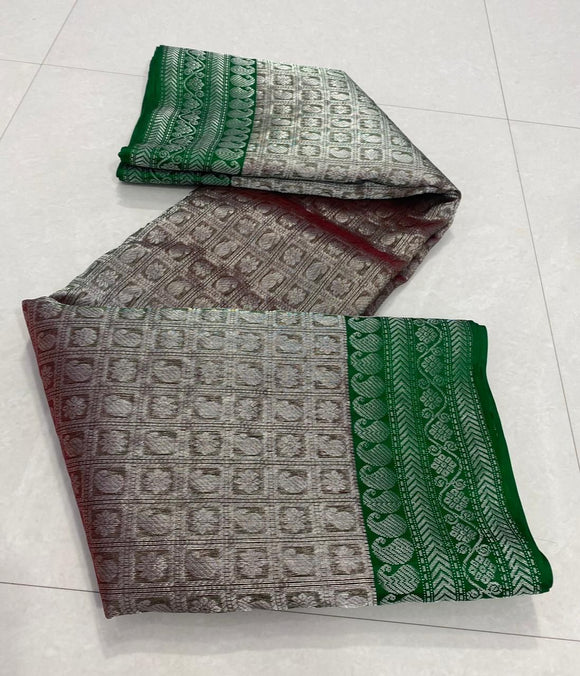 Manikarnika,elegant Chanderi silk saree for women -SHABI001M