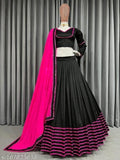 Aakarsha Ensemble Women Semi stitched  Lehenga-KRISH001PL