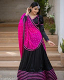 Aakarsha Ensemble Women Semi stitched  Lehenga-KRISH001PL
