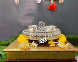 Geeta Govindam , elegant german silver thali combo-SILLU001TC
