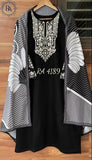 Royal Affair presents   jam cotton shirt with beautiful embroidery on neck and sleeves-RIDA001BW