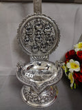 Big Size Elegant Silver finish Astalakshmi Lamp -SILLU001AL