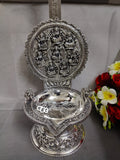 Big Size Elegant Silver finish Astalakshmi Lamp -SILLU001AL