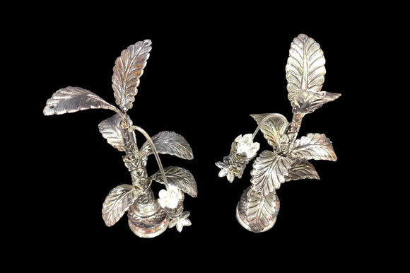 Pair of 2 , antique German silver washable limited edition exclusive collection banana tree-SILLU001BT