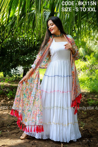 Elegant Rang Barsee Dress With Duppatta for women -FOF001RBD