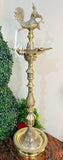 Inauguration   Big Size Peacock lamp In brass-SKD001ILA