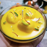 Set of 4,Delicious looking  Rasmalai  Wax Candles-PANK001RM