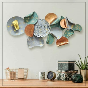 Multi folded plate wall art for wall decoration-GRIH001WA