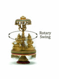 Revolving Carousel Ganesh, Saraswati & Lakshmi-MK001GLS