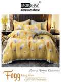 Fogg , King Size Warm Luxury Bed Sheet with Pillow Covers-GIRI001WD