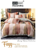 Fogg , King Size Warm Luxury Bed Sheet with Pillow Covers-GIRI001WF