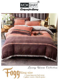 Fogg , King Size Warm Luxury Bed Sheet with Pillow Covers-GIRI001WE