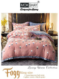 Fogg , King Size Warm Luxury Bed Sheet with Pillow Covers-GIRI001WJ