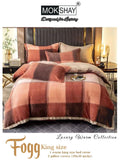 Fogg , King Size Warm Luxury Bed Sheet with Pillow Covers-GIRI001WK