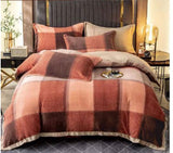 Fogg , King Size Warm Luxury Bed Sheet with Pillow Covers-GIRI001WK