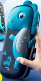 Blue shade Dinosaur Pencil case for kids-SHARA001DP
