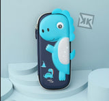Blue shade Dinosaur Pencil case for kids-SHARA001DP