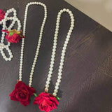 Set of 50 , Pearl Mala with Rose Locket -SHARA001PMR