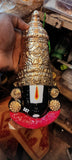 Tirumala  Balaji face Terracotta acylric painted ideal for home decor-SILL001BF