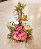 Elegant Floral decorated Engagement Ring Platter -POSH001ERP