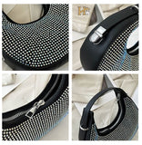 Beautiful Designer & Stylish Swarovski Daimond Sling Bag With Adjustable handle -RAJA001SS