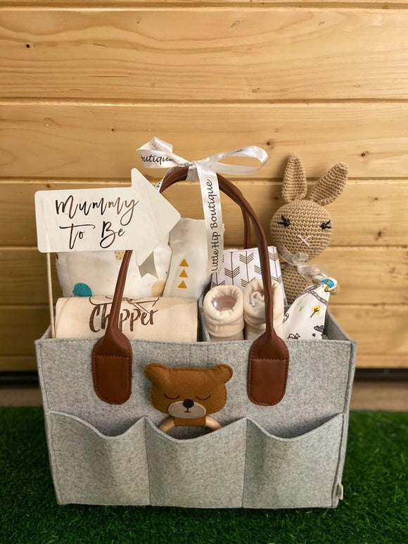Beautiful Basket Shape Gift Hamper for Baby Shower/Birthday -OON001B