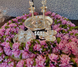 Padmavathy  full set impressive German silver Puja Set-SILI001PS