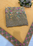 Net Fabric Salwar suit material for women -RIDA001NF