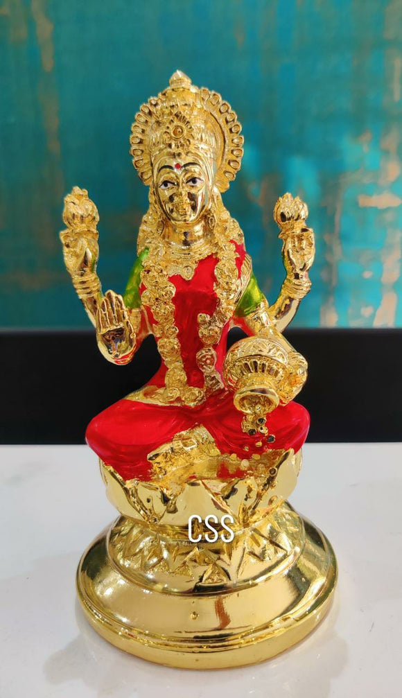 Lakshmi Jayam , Beautiful Colorful Goddess Lakshmi Devi Idol -CZY001LD