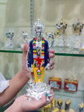Mahavishnu idol in yellow anki and Blue Shawl-CZY001MV