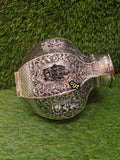 Antique Finish German silver washable Asthalakshmi Design Kodapana With Asthalakshmi design on  corners-SILIAK001
